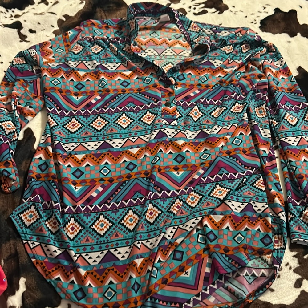 Aztec blouse